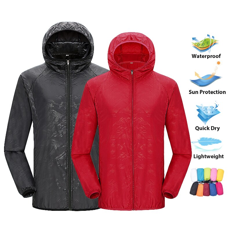 Summer Rain Clothing - LNGXO Unisex yürüyüş ceketi Erkek Kadın