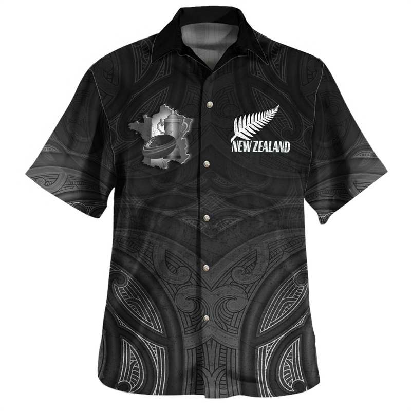 Summer Clothing Nz - Yaz Harajuku 3D yeni zelanda Maori