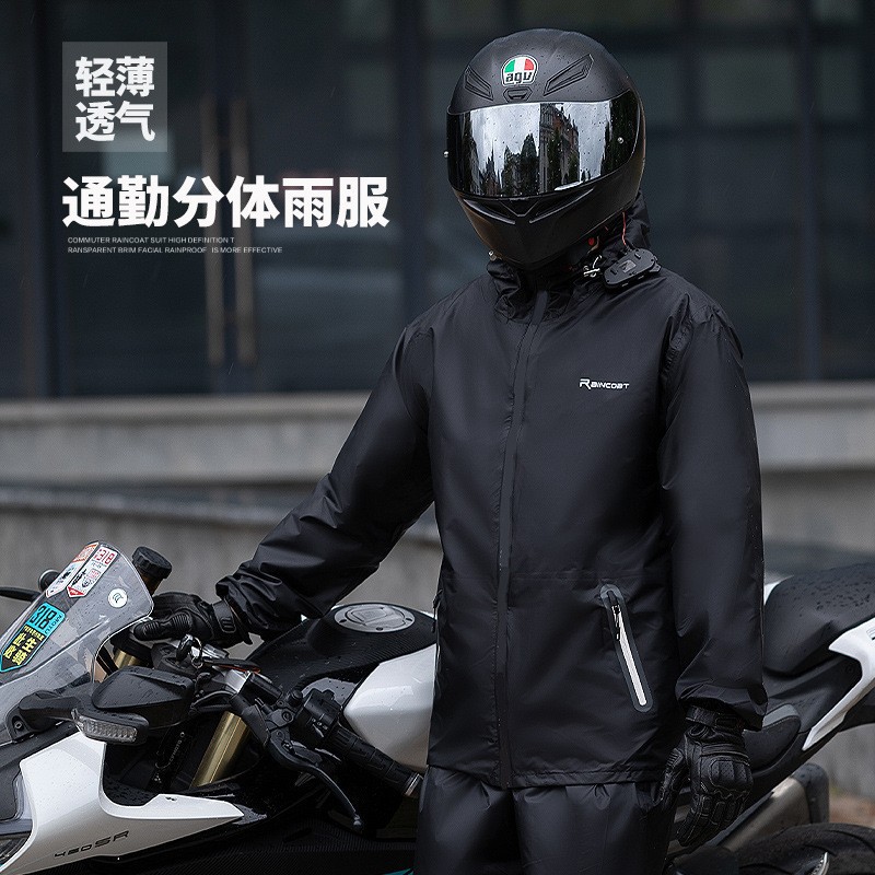 Summer Rain Clothing - Ultra-ince Yağmurluk ve Yağmur Pantolon Takım