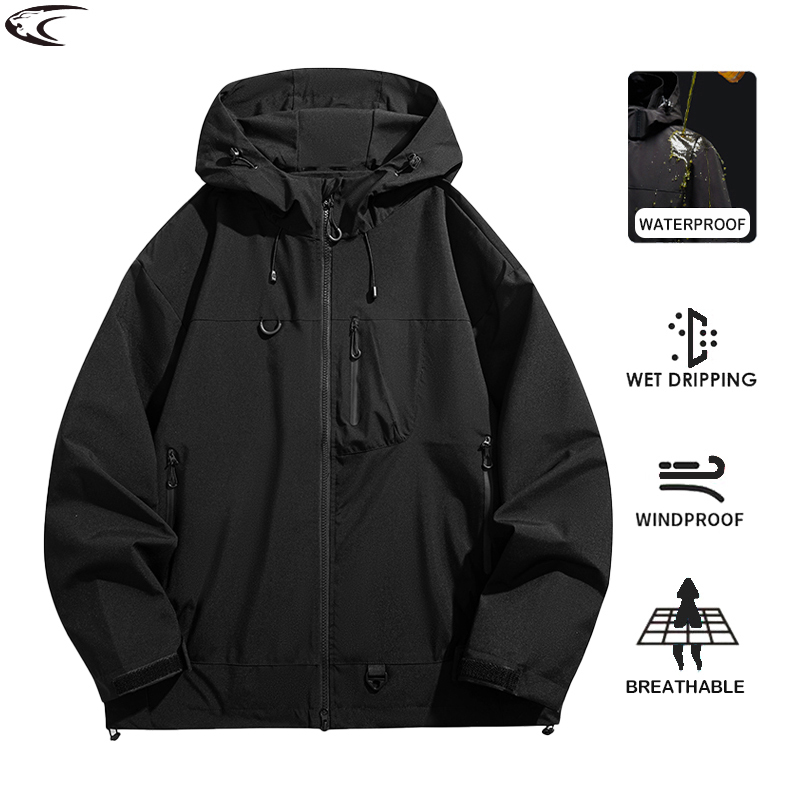 Summer Rain Clothing - LNGXO Unisex Su Geçirmez Rüzgarlık Açık