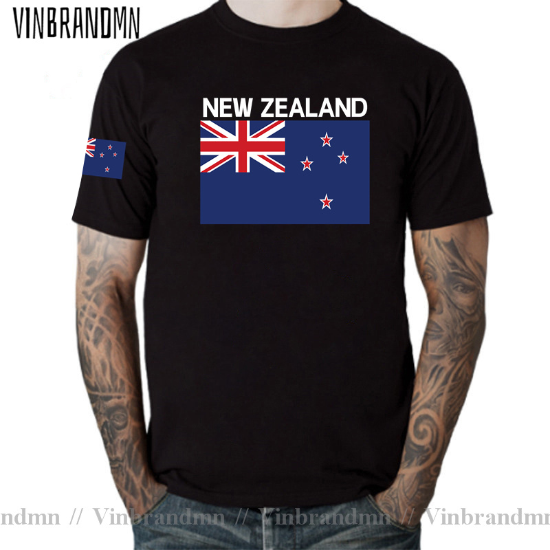 Summer Clothing Nz - Yeni Zelanda Erkek T gömlek Formalar