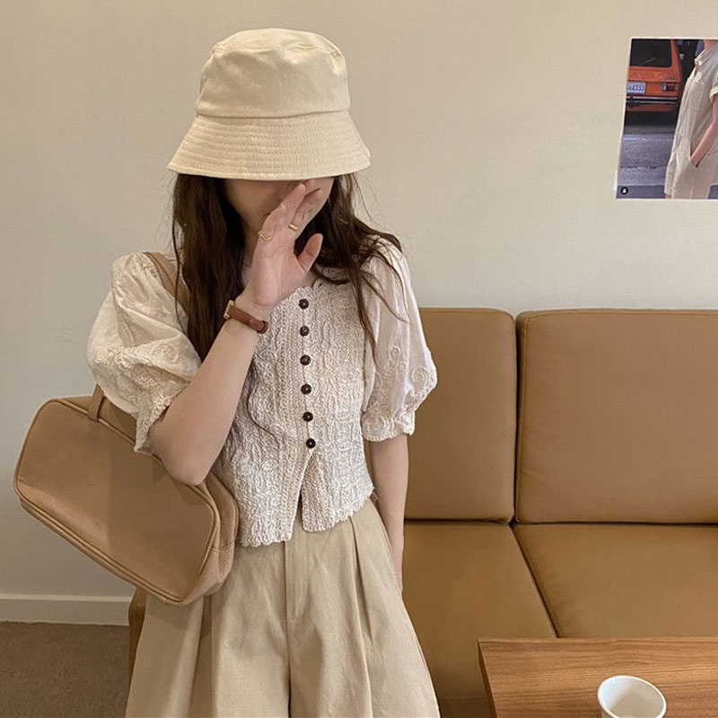 Fransız Tarzı Dantel Kare Yaka - Summer Clothing In French incelemesi ve fiyatı