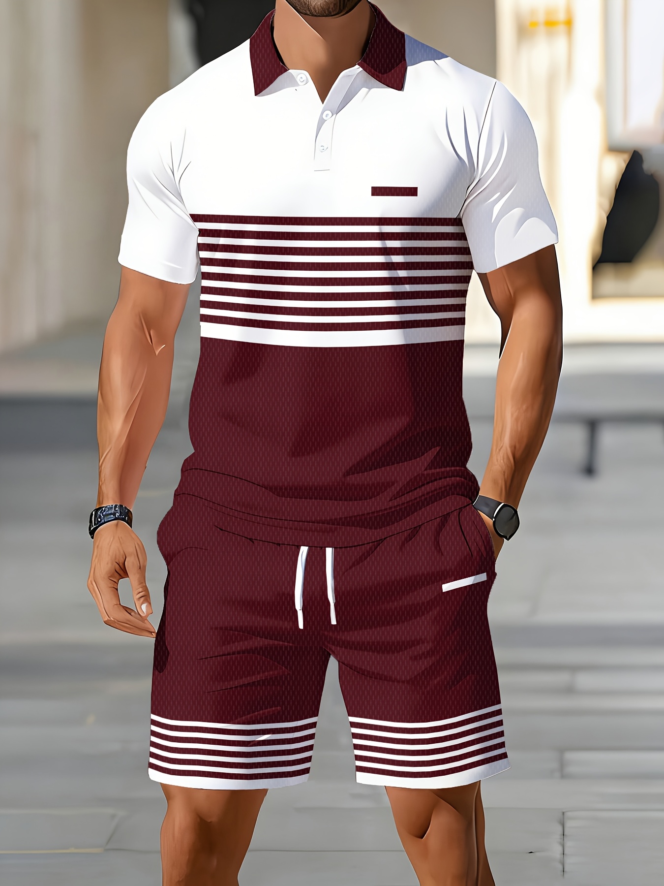 2026 Yaz Erkek Polo Seti - 3D  - Summer Clothing Shops incelemesi ve fiyatı