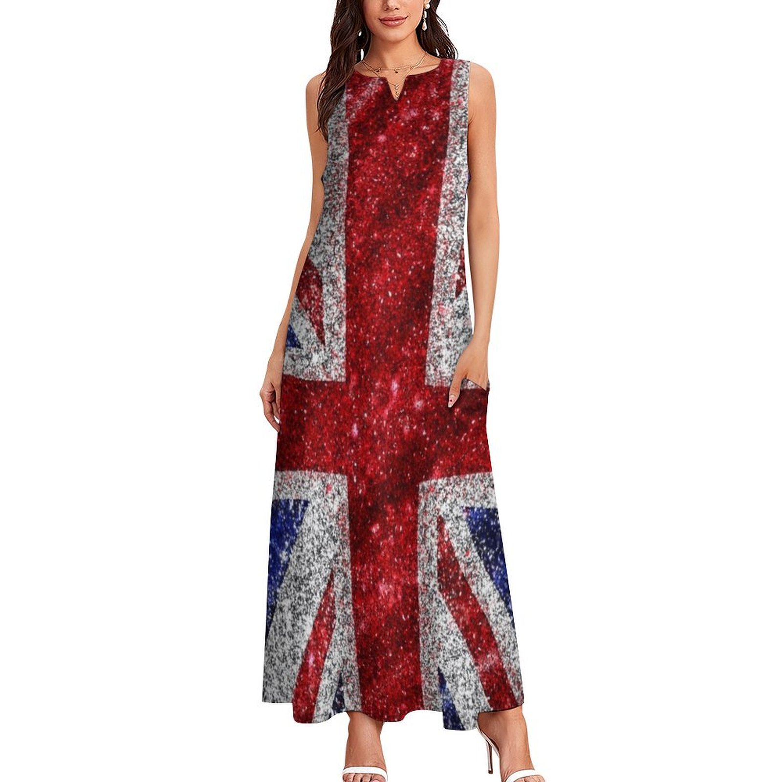 Sahte Glitter Union Jack Bayra - Womens Summer Clothing Uk incelemesi ve fiyatı