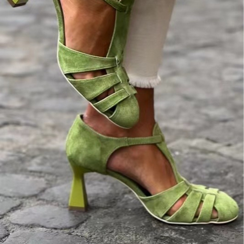 Kadın Yeşil Süet Kitten Topukl - Summer Clothing Petite incelemesi ve fiyatı