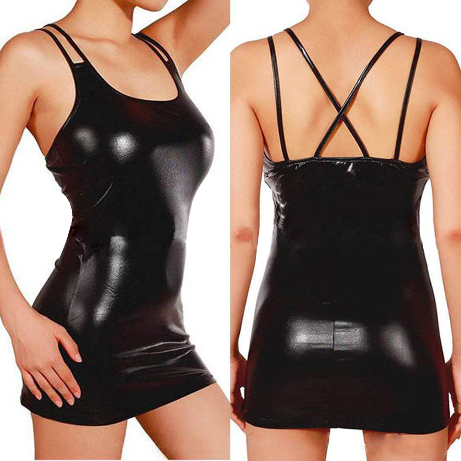 Seksi erotik sıcak Pu metalik  - Womens Summer Clothing Uk incelemesi ve fiyatı
