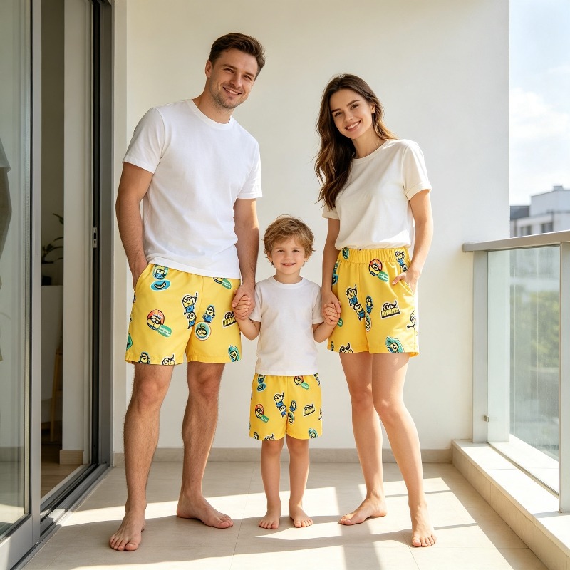 Erkek Minionlar Baskılı Yüzme  - Board Short Surf incelemesi ve fiyatı