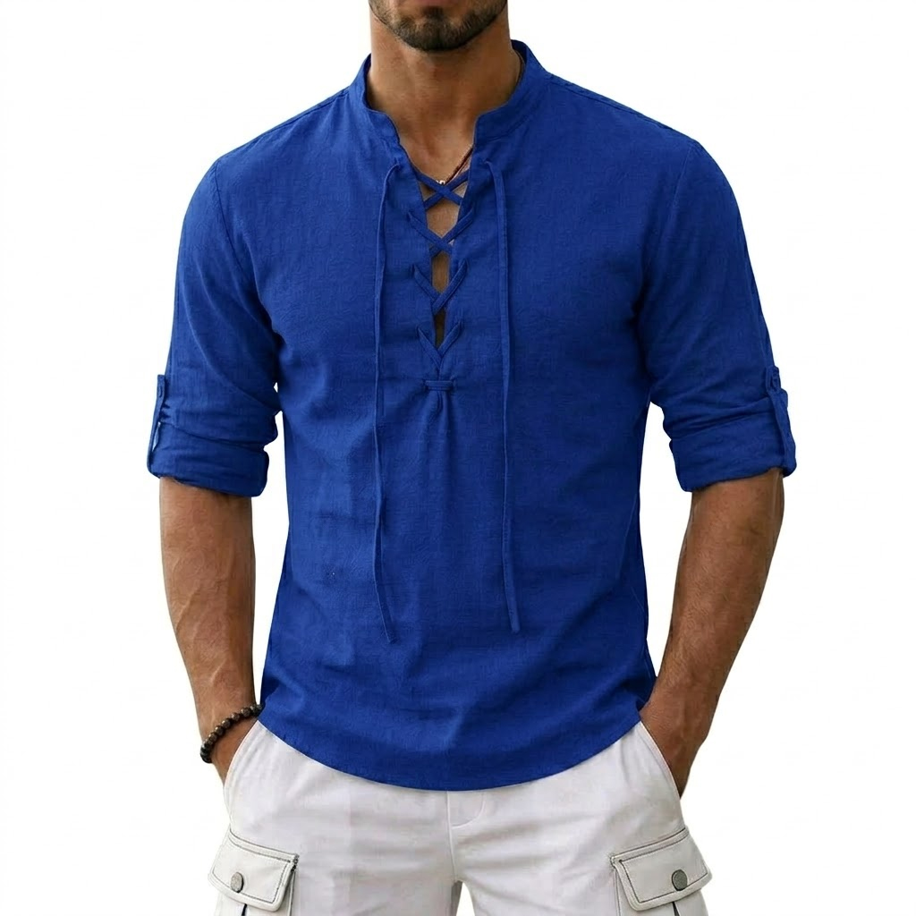Erkek Uzun Kollu Keten T-Shirt - Summer Viking Clothing incelemesi ve fiyatı