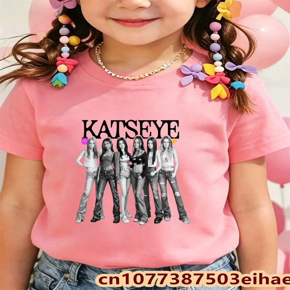 KATSEYE Tişört Moda Baskılı Ti - Summer Clothing Kids Sale incelemesi ve fiyatı