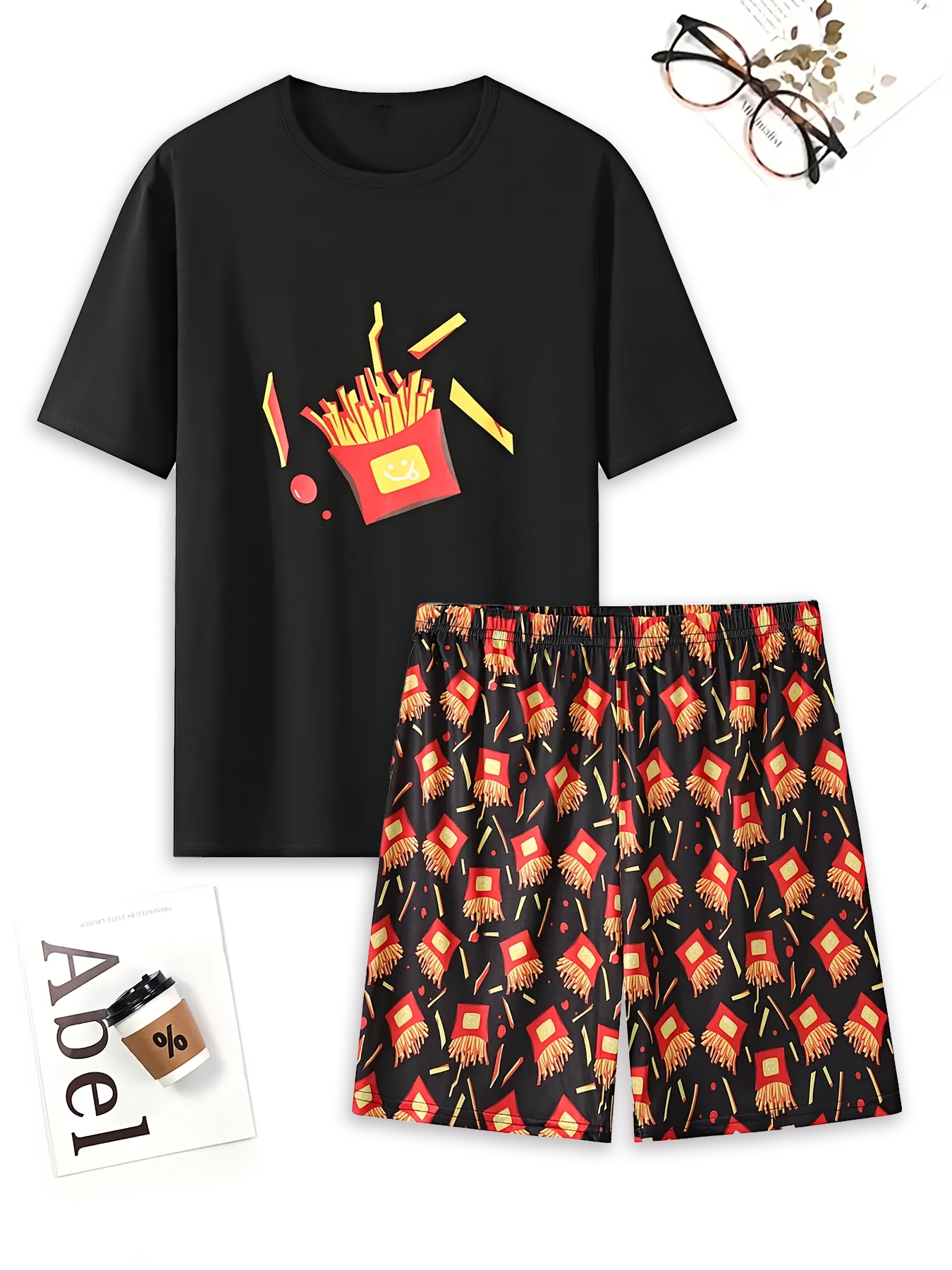 Patates kızartması desenli gün - Summer Clothing In French incelemesi ve fiyatı