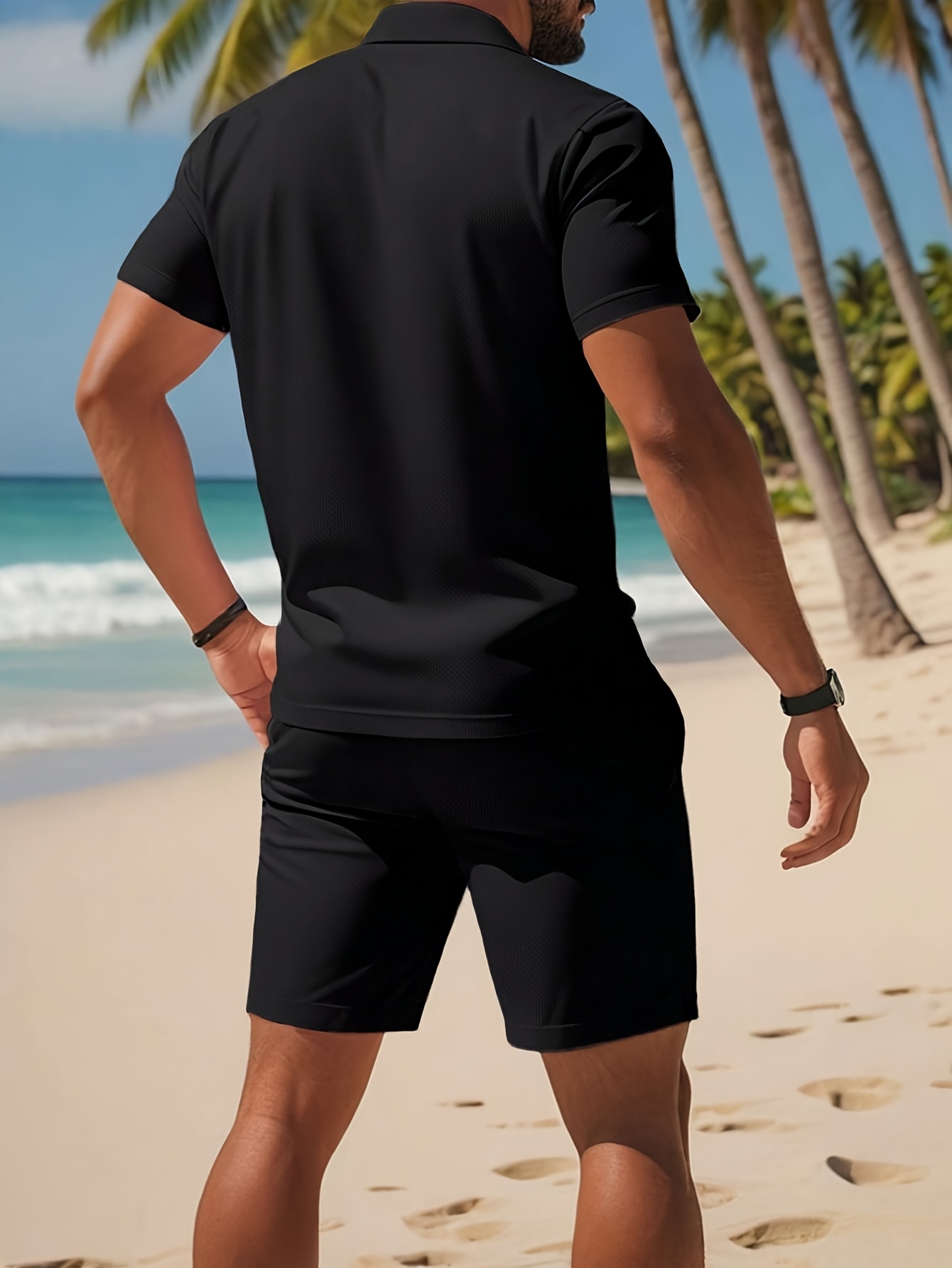 2026 Yaz Erkek Polo Seti - 3D  - Summer Clothing Shops incelemesi ve fiyatı