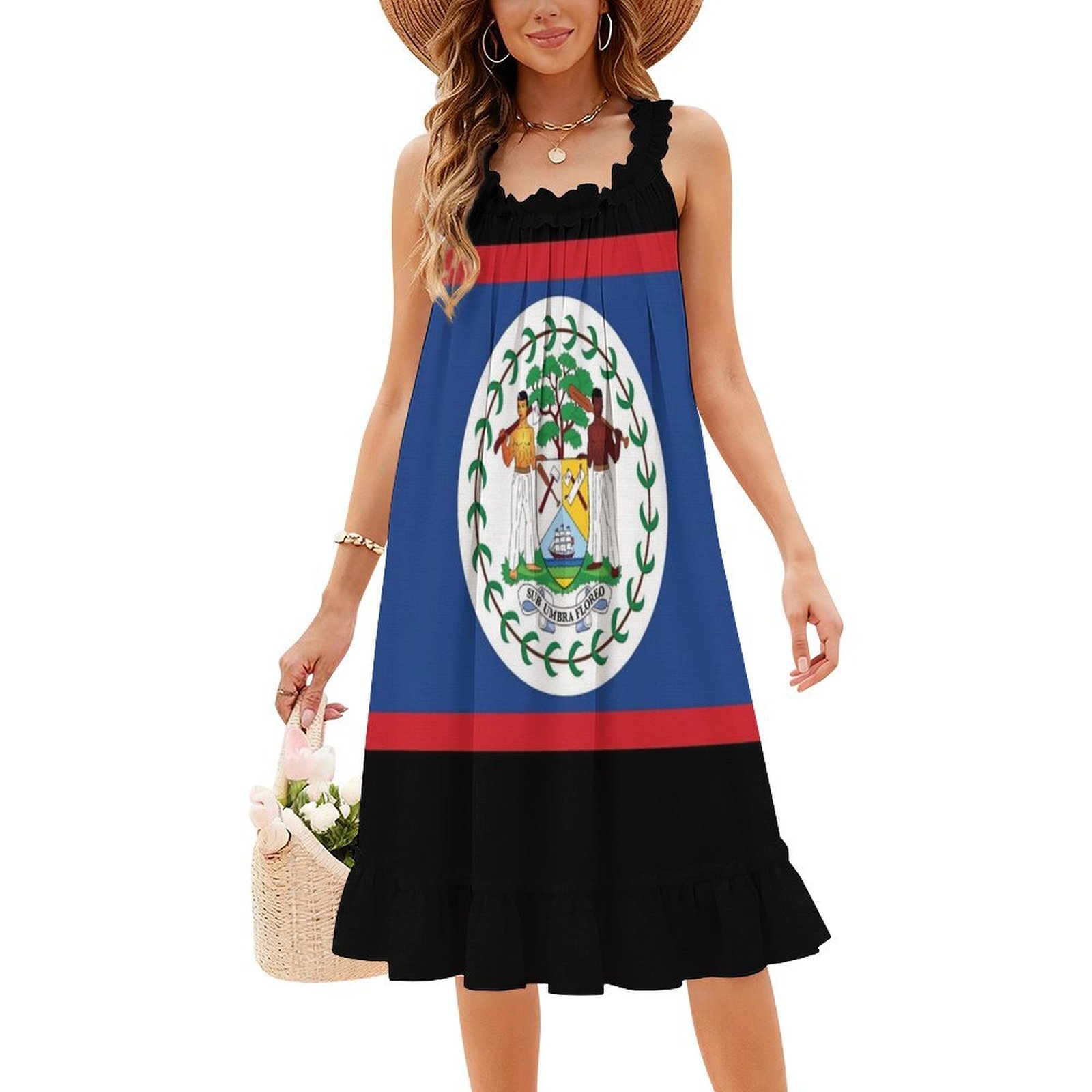 Belize Ulusal Bayrağı Kadın So - Summer Clothing Banner incelemesi ve fiyatı