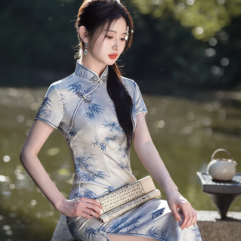 Yourqipao 2025 Yaz Cheongsam U - Summer Evenings Clothing incelemesi ve fiyatı