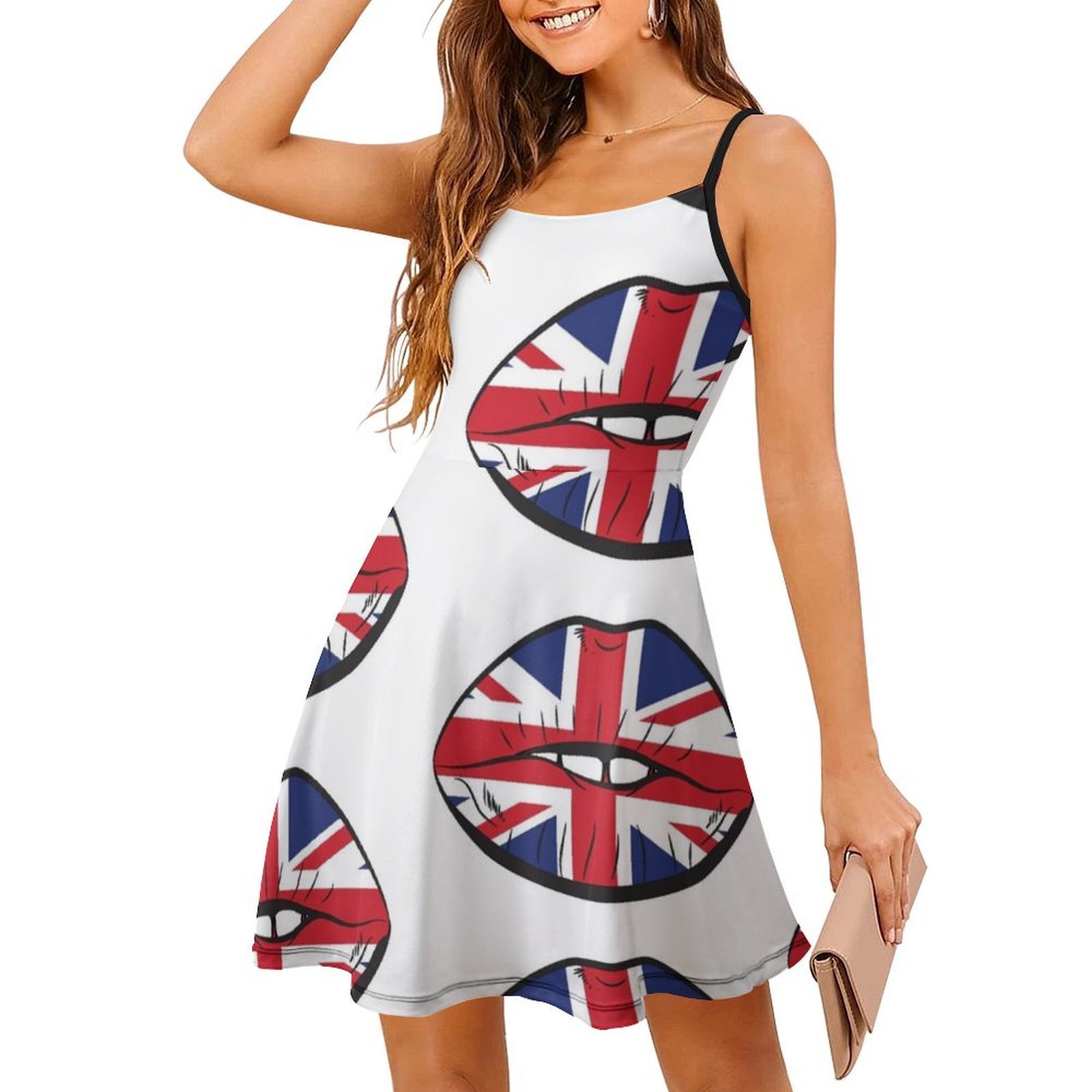 İngiliz Bayrağı Fanı Dudakları - Womens Summer Clothing Uk incelemesi ve fiyatı