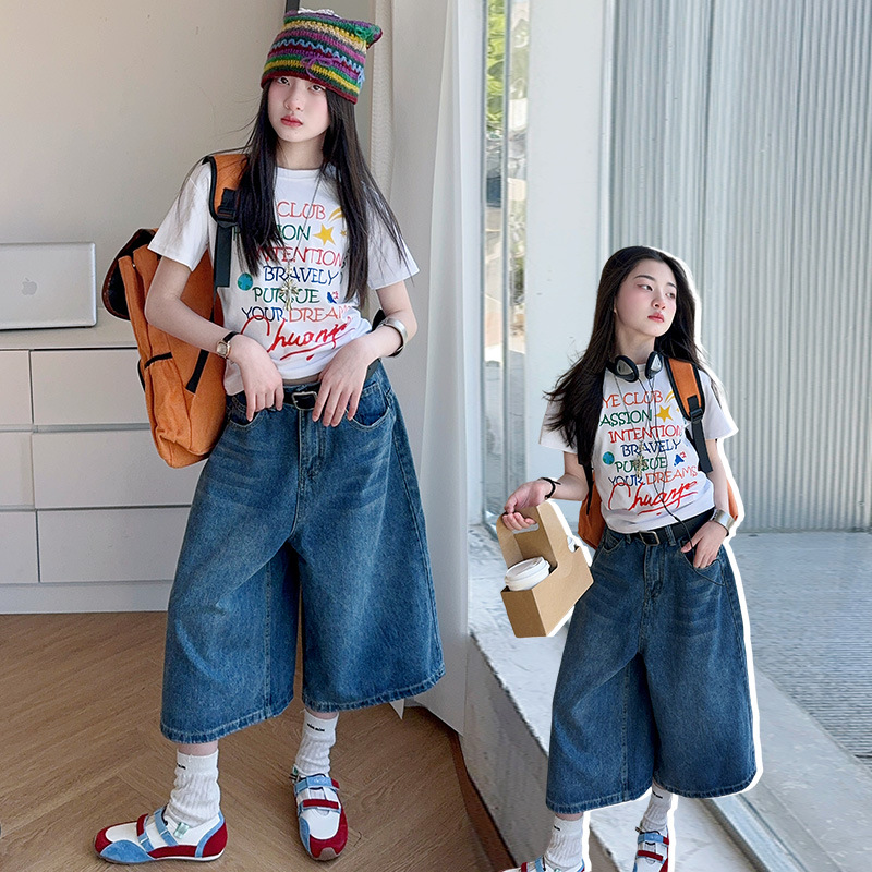 Yaz genç kız denim şort pamuk  - Summer Clothing For Teen Girls incelemesi ve fiyatı
